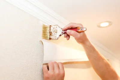 Pose de papier peint à Passavant — revêtements muraux et toiles de verre